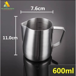 [GIÁ SỈ] Ca đánh sữa inox (có vạch chia) 350ml - 600ml - 900ml