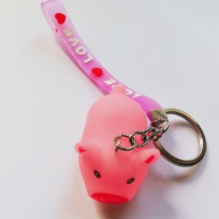 Móc khóa heo hồng cute