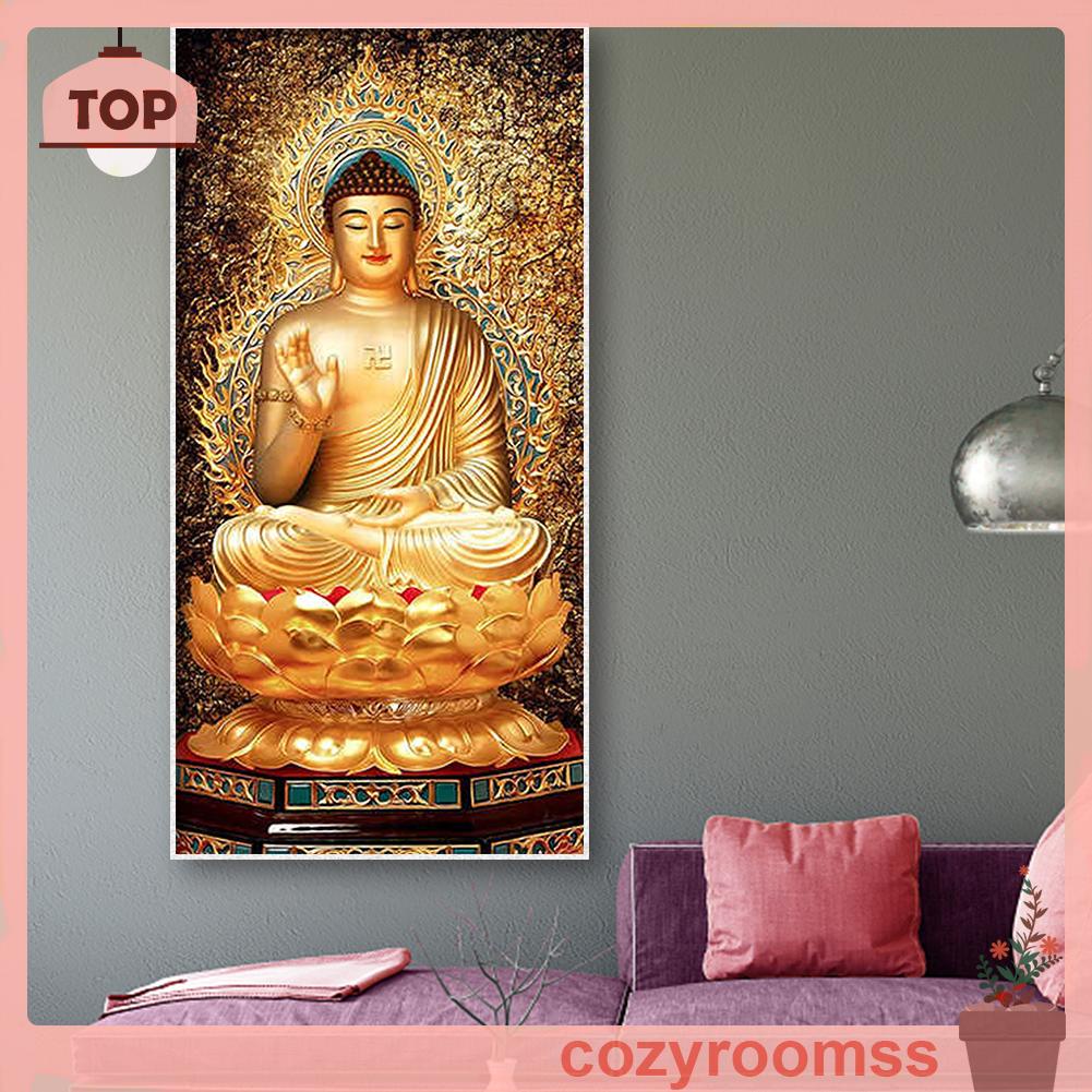 Tranh Đính Đá Kim Cương Toàn Bộ 5D DIY Hình Vẽ Phật