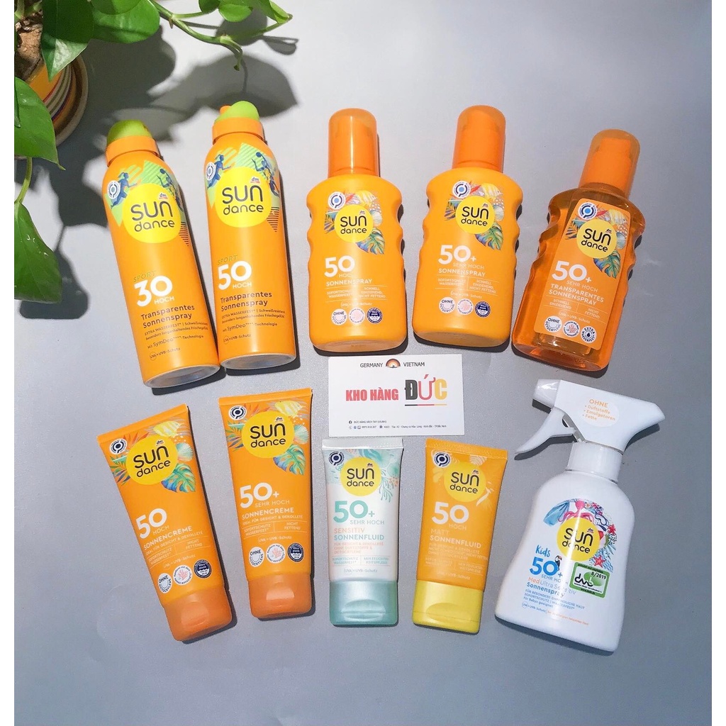 Chống Nắng Sundance Cho Người Lớn Và Trẻ Em Của Đức 50ml, 100ml ,200ml