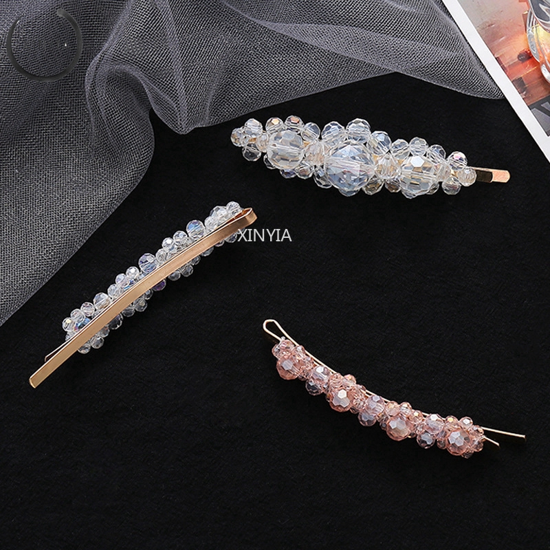 Kẹp Tóc Đính Đá Pha Lê Thời Trang Nữ Dễ Thương