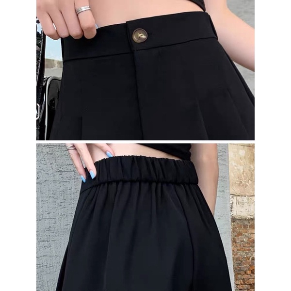 Quần short nữ xếp ly cạp cao QS02