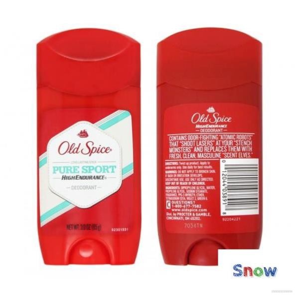 Lăn khử mùi nam cao cấp của Mỹ Old Spice Pure Sport 85g