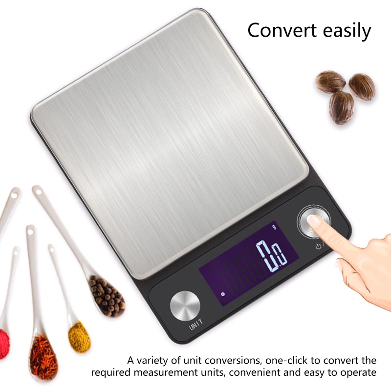 Cân Điện Tử Độ Chính Xác Cao Đa Năng Tiện Dụng Cho Nhà Bếp