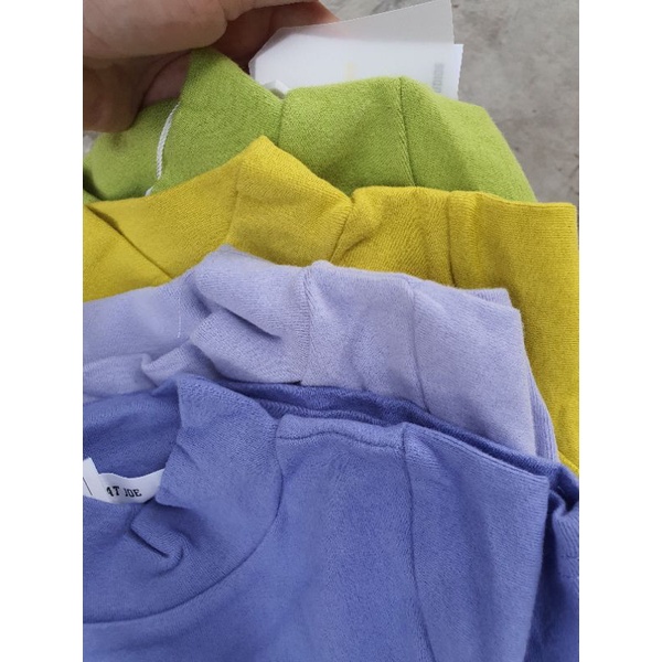 Áo cổ 3 phân cho bé trai/bé gái