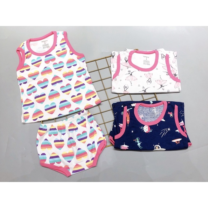 Combo 3 bộ Carter cho bé gái