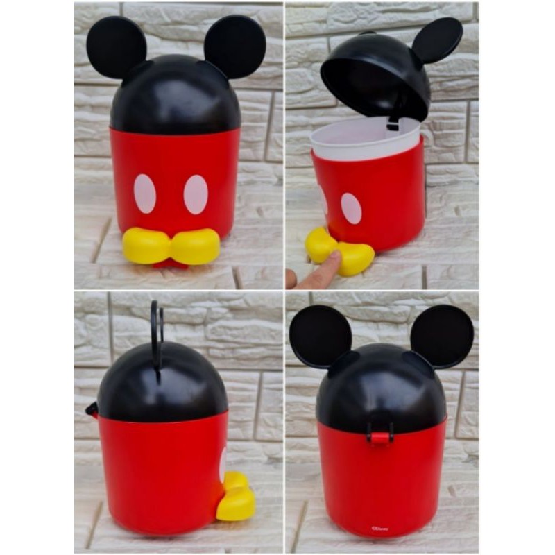 Thùng Rác Miniso Hình Chuột Mickey (12x20)