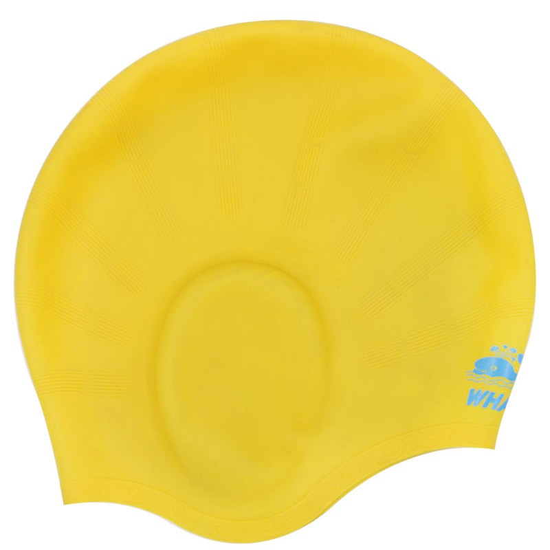 Mũ bơi che tai WHALE 3D SILICONE CAP-1100