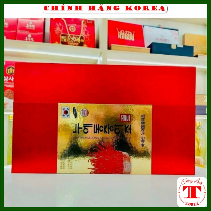 Nước đông trùng hạ thảo đỏ thượng hạng, hộp 60 gói - Tăng đề kháng, giải độc gan, bổ phổi, giảm stress - tranglinh