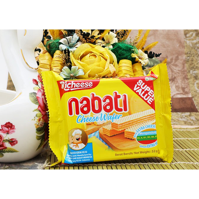 Bánh xốp Nabati kem phô mai / socola - 52g/145g