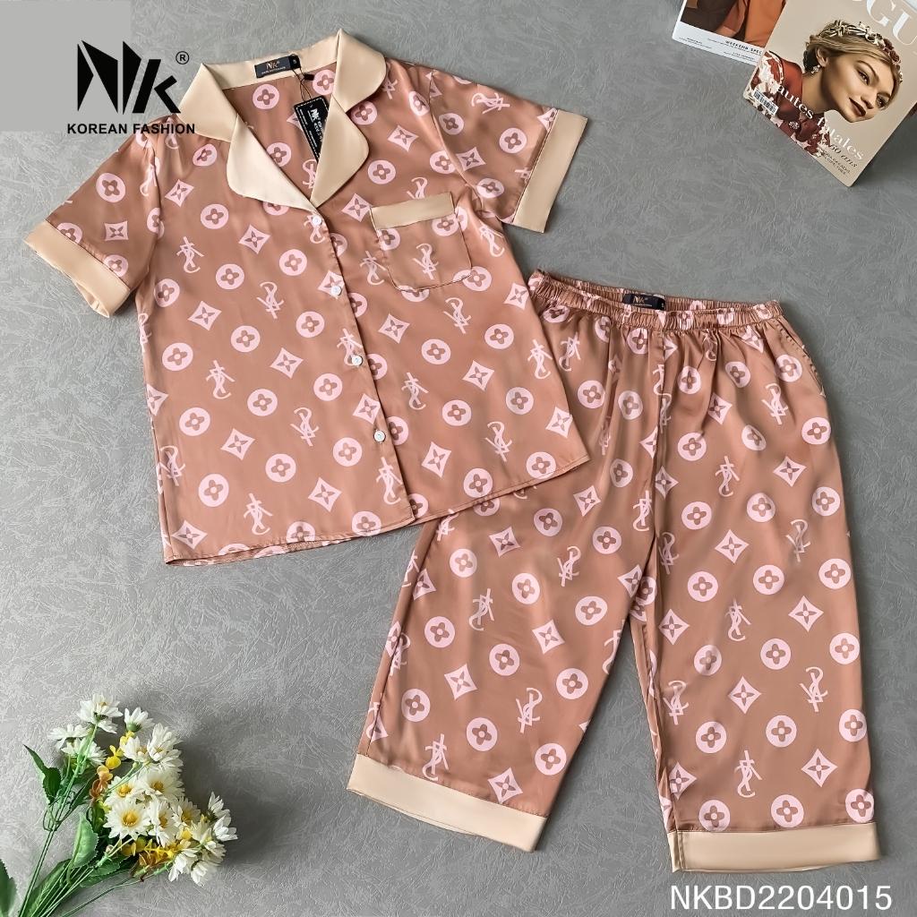 Bộ Đồ Pyjama Mặc Nhà NK Fashion Thiết Kế Họa Tiết Trẻ Trung, Chất Liệu Vải Cao Cấp Thoáng Mát NKBD2204015