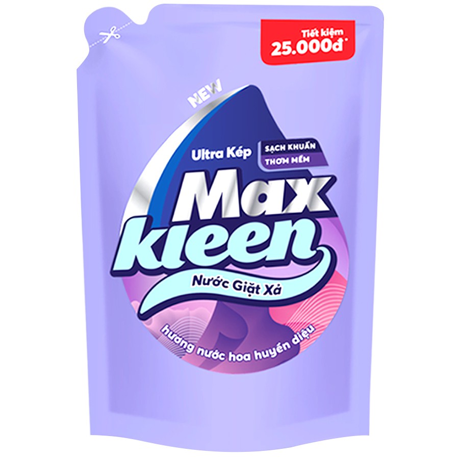 Nước Giặt Xả Maxkleen Thiên các loại Túi 2.2kg