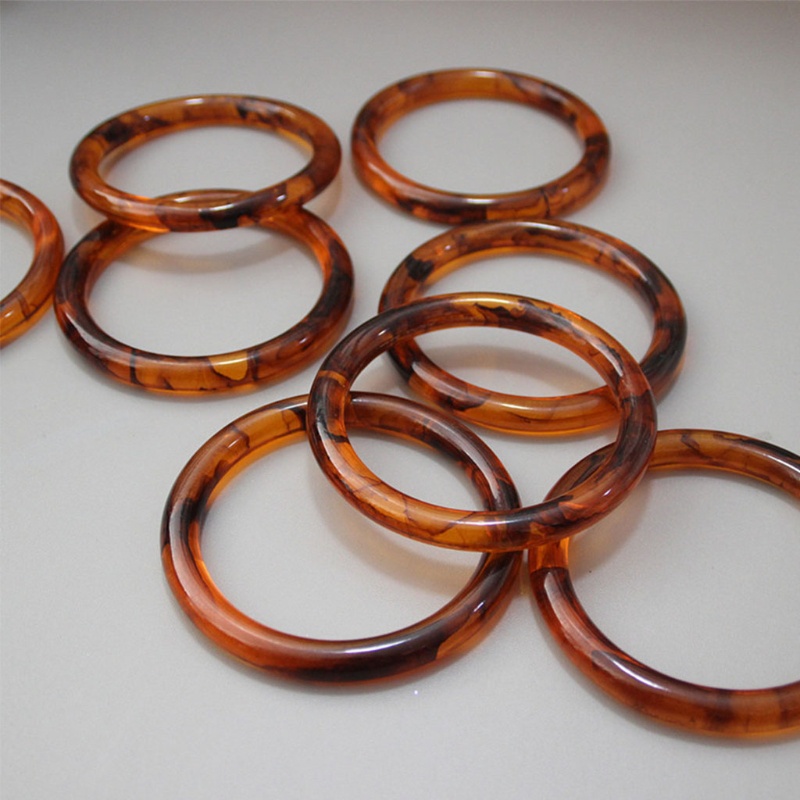 Set 2 Tay Cầm Túi Xách Bằng Resin Thay Thế DIY