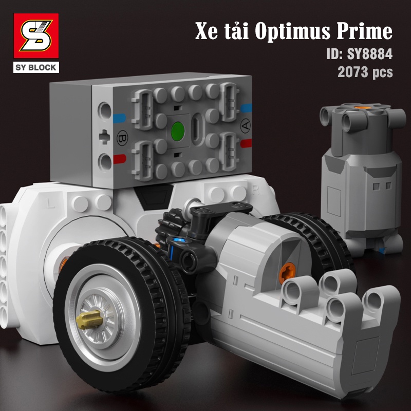 Bộ đồ chơi lắp ghép xe container Lego lắp ghép Container Optimus Prime điều khiển từ xa- Hàng cao cấp- Bảo hành 12 tháng