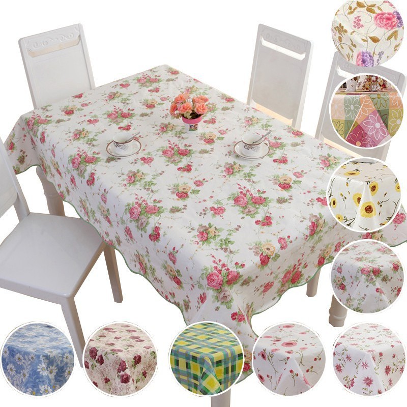 Khăn trải bàn chống thấm nhiều họa tiết xinh xắn kích thước 106 * 152cm