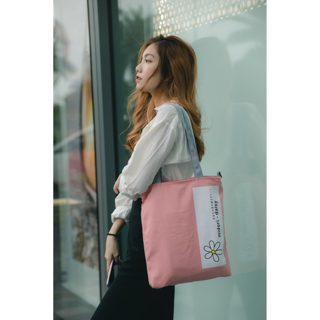 Shop chọn mẫu ngẫu nhiên Túi đeo chéo và tote 2 trong 1 cao cấp Local Brand Mi Midori