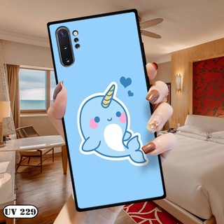Ốp lưng nhám in hình 3D Samsung Galaxy Note 10 Plus