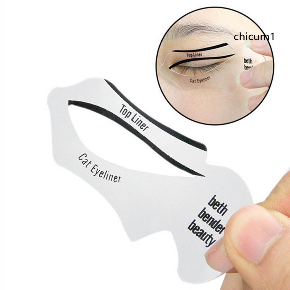 Bộ 2 / 10 Khuôn Kẻ Mắt Trang Điểm Chuyên Nghiệp Độc Đáo