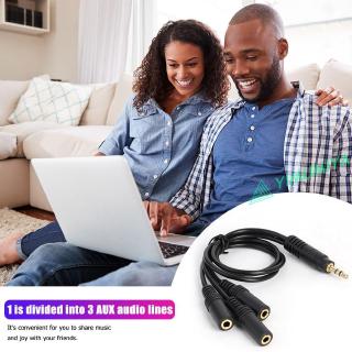 Cáp Chia 3 Cổng Âm Thanh Stereo 3.5mm