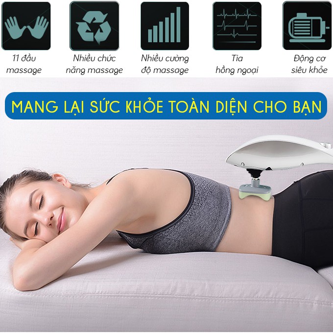 Máy massage cầm tay 11 đầu FUKI JAPAN FK-511