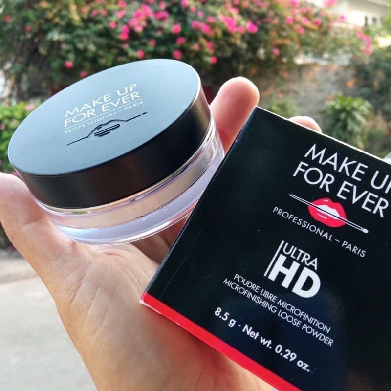 Phấn phủ bột Make Up For Ever HD Microfinishing loose powder 4g-8.5g & Ultra HD Setting Powder 16g