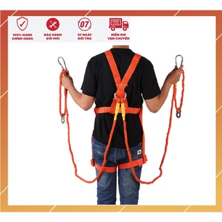 Dây an toàn toàn thân  2 móc thép - Dây đai an toàn làm việc trên cao - Hang Nhập khẩu chất lượng cao