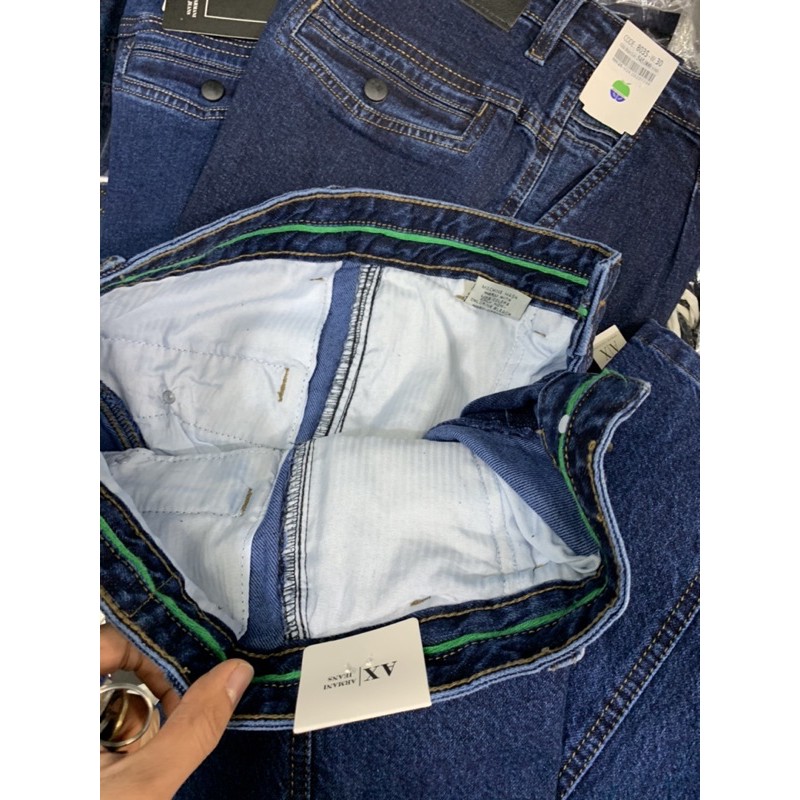 Quần bò túi chéo nam trung niên hàng đẹp dáng thụng Shop Nhung trung niên cao cấp