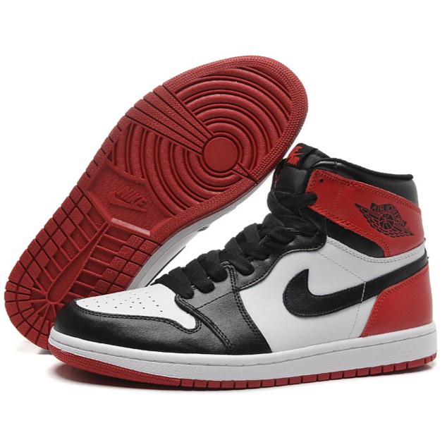 Giày jd đỏ đen cao cổ, Giày thể thao Jordan màu đỏ đen nam nữ full box bill | BigBuy360 - bigbuy360.vn