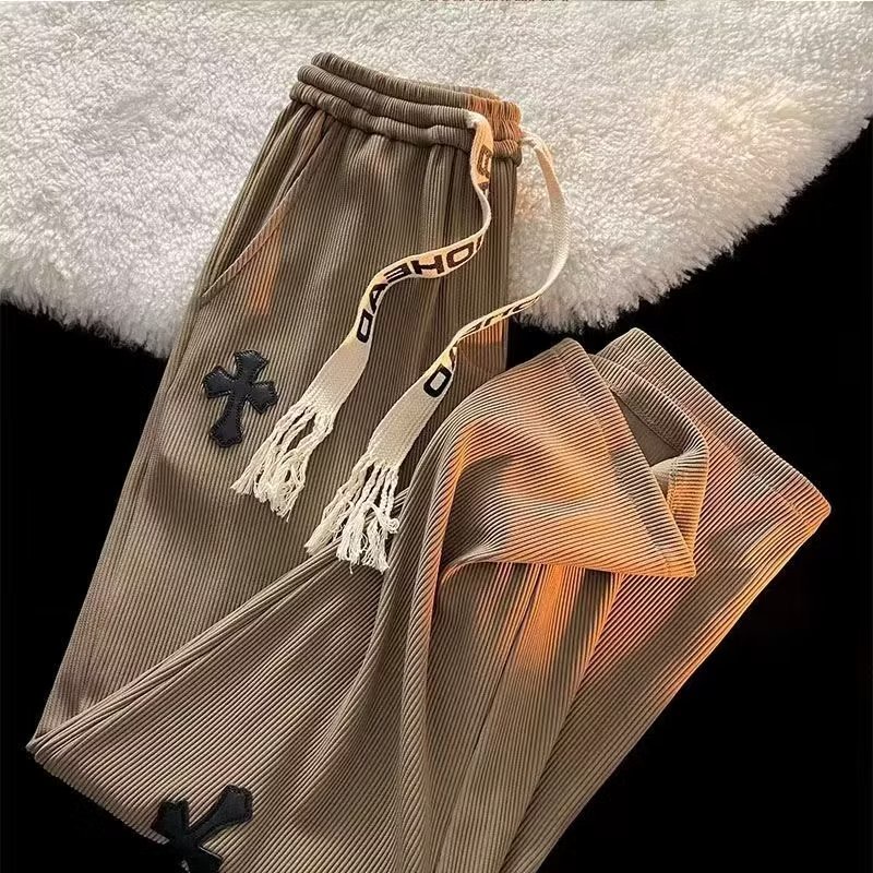 Quần ống rộng Phong Cách Hiphop Thời Trang Cho Nam Nữ