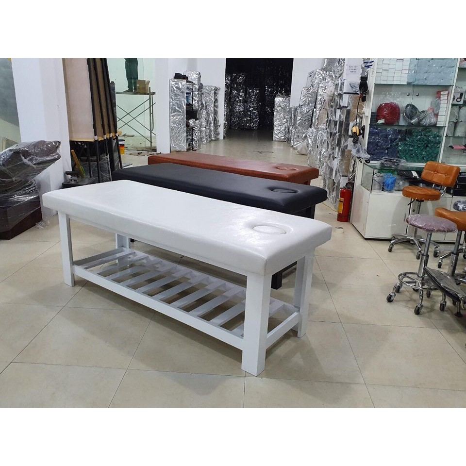 Giường gỗ spa ( 75cm×185cm) Đủ màu