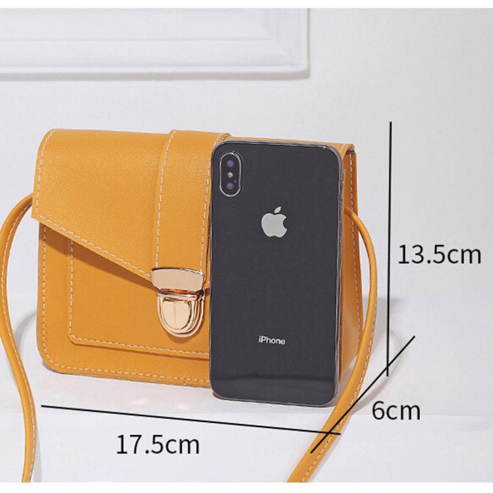Túi đeo chéo nữ mini đựng điện thoai, túi vuông nhỏ -