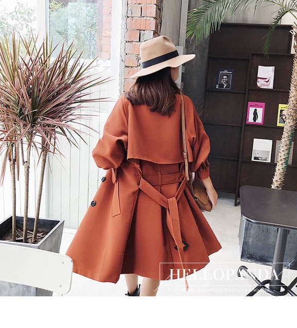 Áo khoác jacket dáng dài - màu cam đất cực hot sang chảnh, cho bạn vẻ ngoài thanh lịch, sang trọng cực kỳ quyết rũ 😍😍! | BigBuy360 - bigbuy360.vn