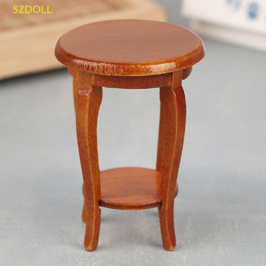 Ghế Đẩu Tròn Mini Tỉ Lệ 1: 12 Trang Trí Nhà Búp Bê