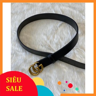 🔥[CHỈ 1 NGÀY] Thắt Lưng Nam [Xả Kho Hàng Hiệu SPF ] Logo Mặt Vàng Thời Trang
