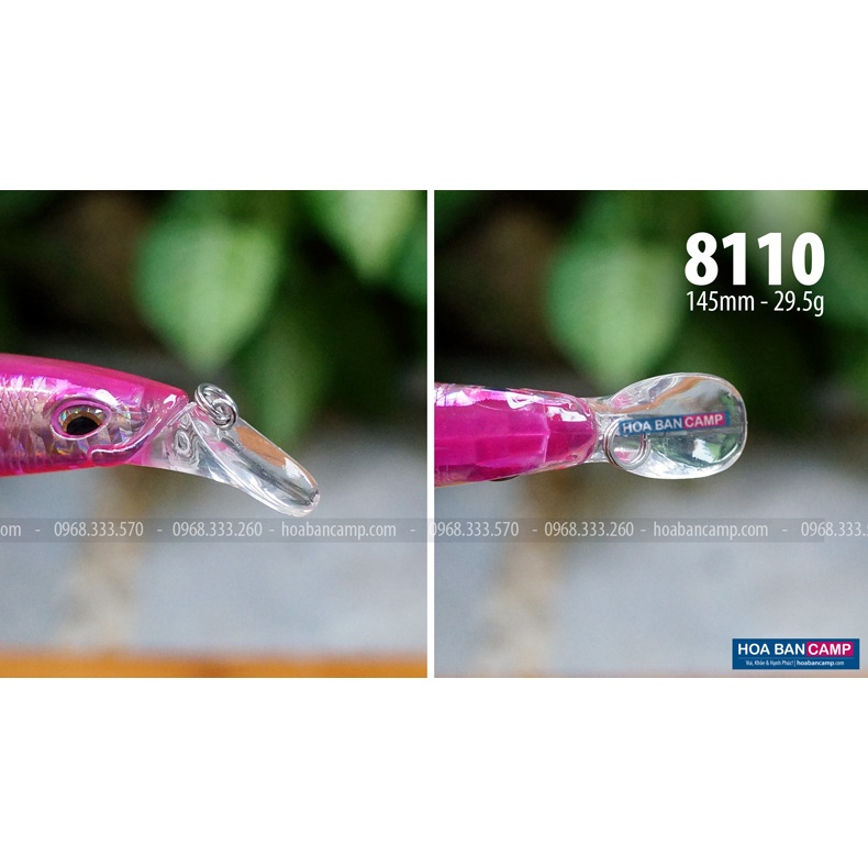 Mồi Lure Minnow FL 8110 Sinking | 145mm - 29.5g