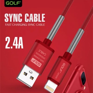 Cáp sạc nhanh + data nhanh dành cho iphone GOLF