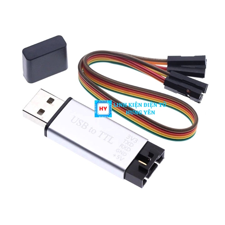 Module Chuyển Đổi CP2102 USB Sang TTL UART Vỏ Nhôm