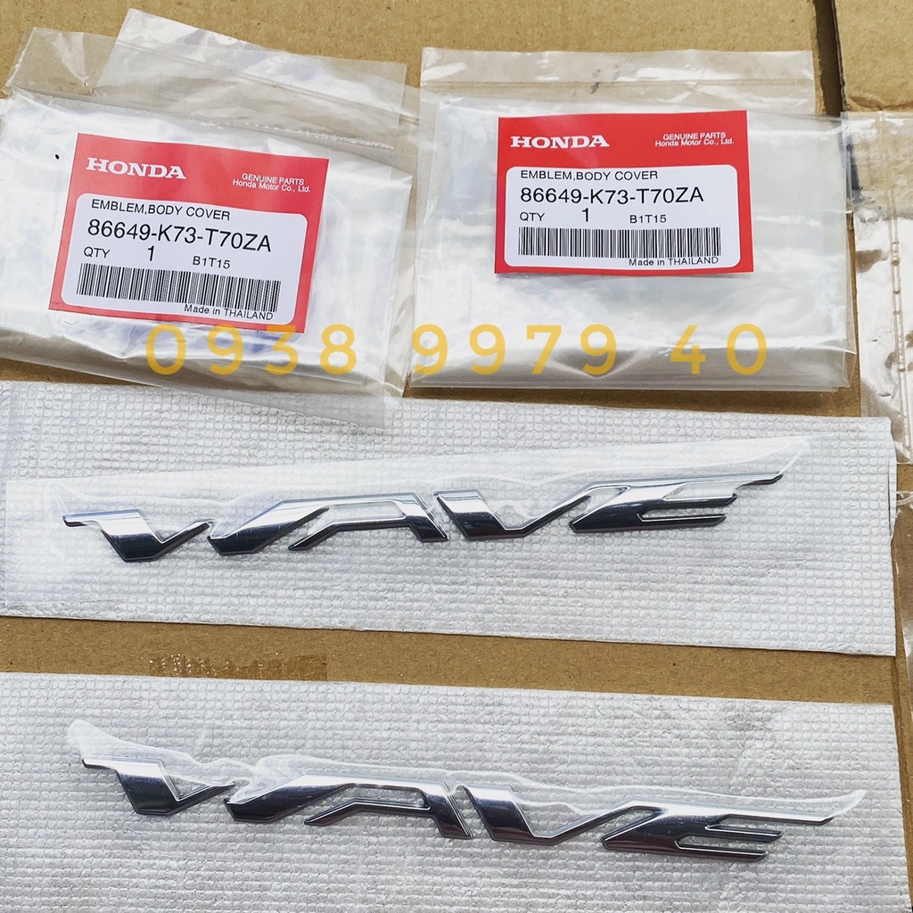 Tem Wave 125i, Tem 125i Wave cho Future Led đồ chơi Future 125 chính hãng Honda Thái Lan