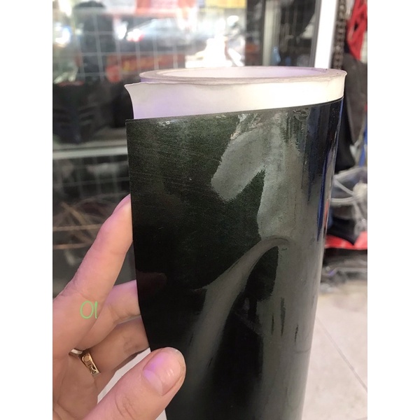 Decal nilong sơn xanh nhiều  màu bóng , nhám giấy cao cấp 3 lớp dán xe may ô tô dài 60cm rộng 1m