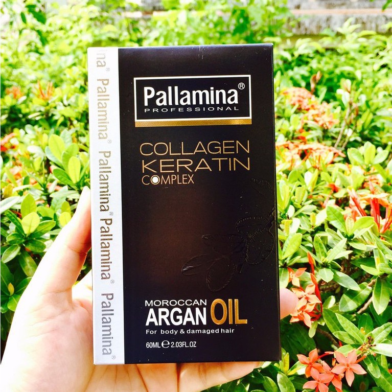Tinh dầu dưỡng tóc PALLAMINA Collagen Keratin Complex 60ml