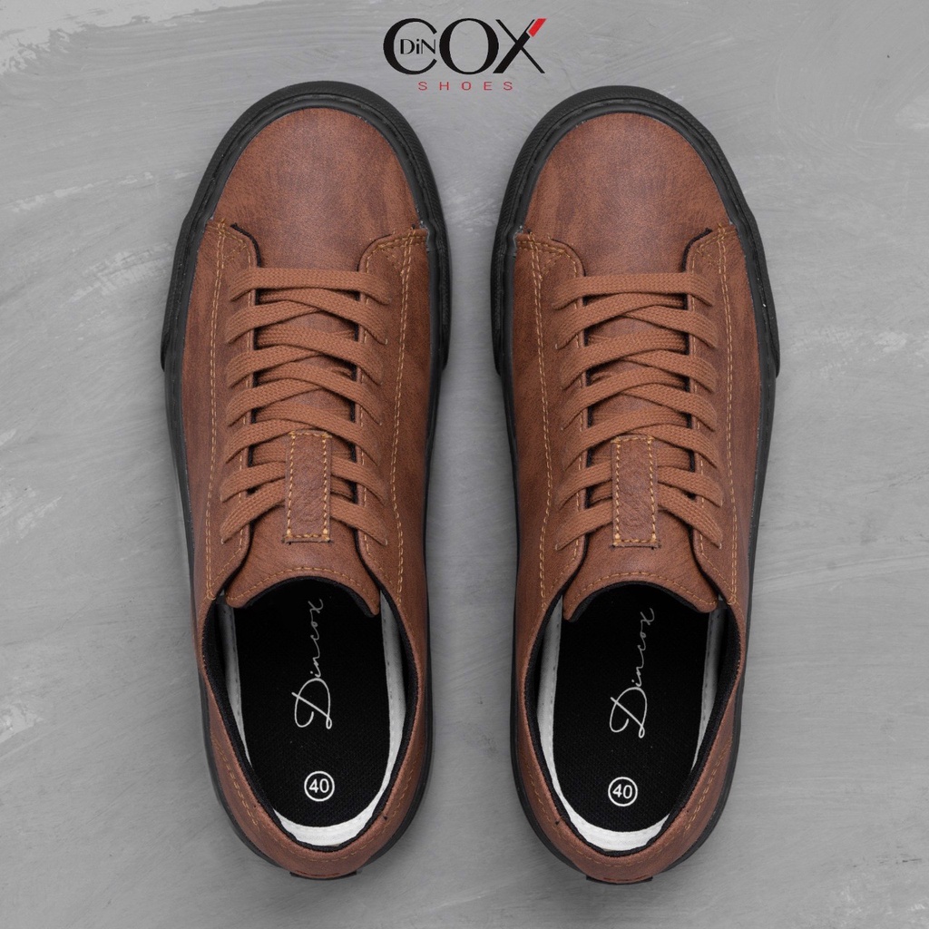 Giày Sneaker Nam Da DINCOX D34 BROWN