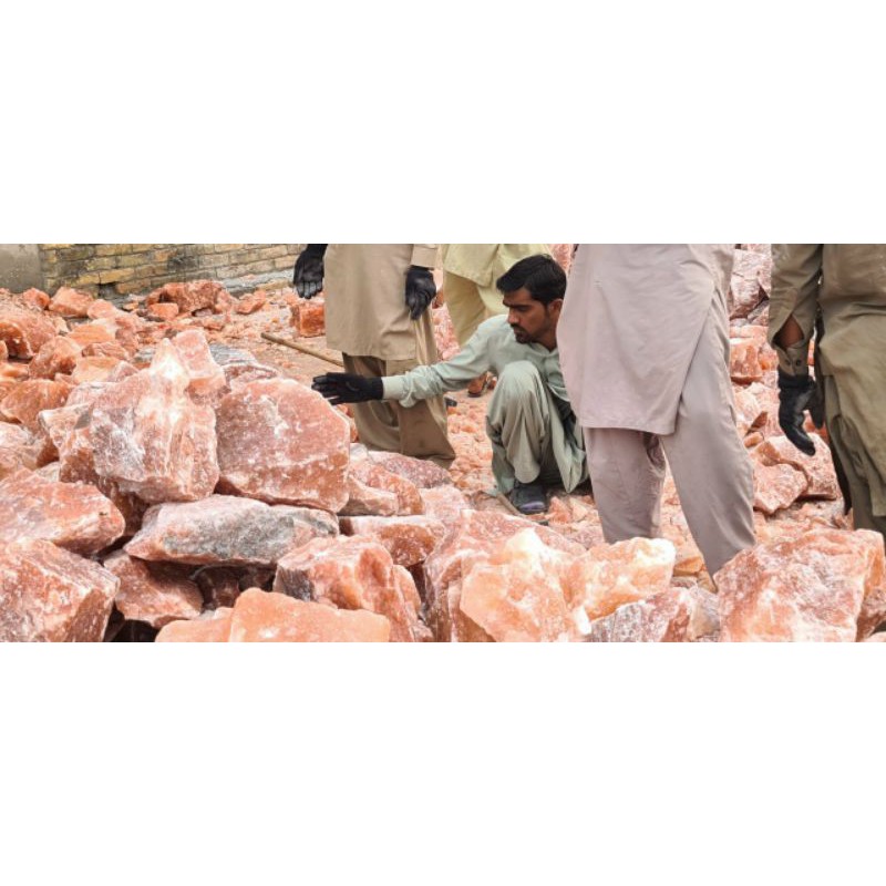 1 kg Đá Muối Himalaya -Chính Hãng Pakistan Viên Nhỏ Làm Đèn Ngủ Để Bàn