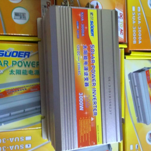 Bộ kích điện Suoer SUA 3000w (12v-220v)