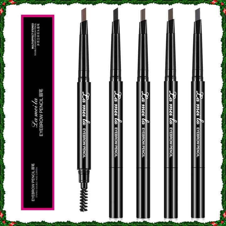 Chì kẻ mày 2 đầu Lameila 826 đầu bút mềm, dễ vẽ, đường kẻ mảnh, rõ nét, không trôi