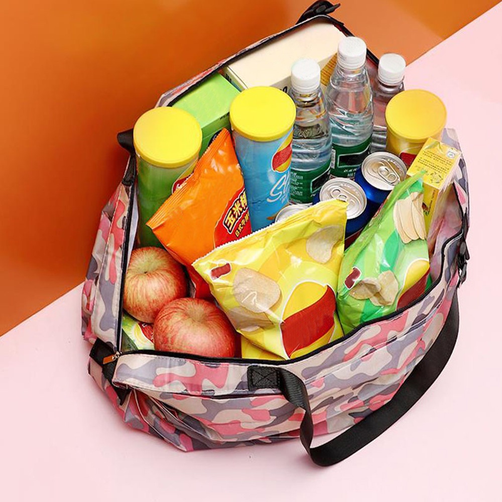 Túi Mua Sắm Canvas Cỡ Lớn Chống Thấm Nước Có Thể Gấp Gọn Tiện Dụng