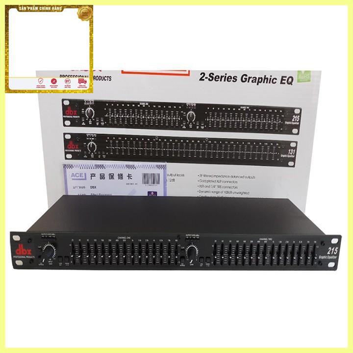 Đầu lọc xì Equalizer DBX 215 vang karaoke