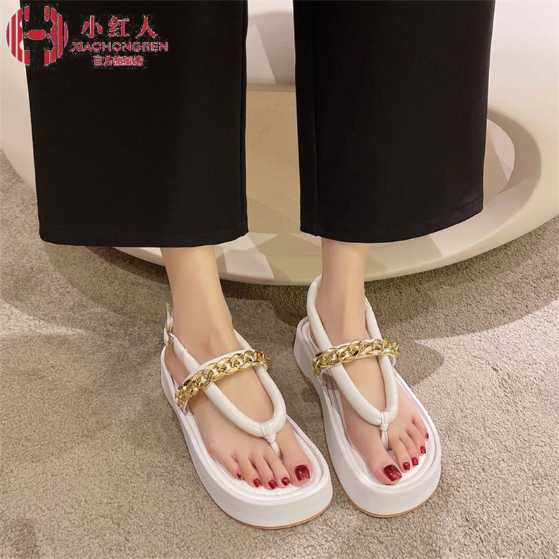 Dép Sandal Đế Dày Mềm Mại Phong Cách Pháp Cổ Điển Thời Trang Cho Nữ