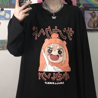  Áo thun tay dài form rộng SMALLBURIED NEKO.SG Áo thun Streetwear Ulzzang SWT47 