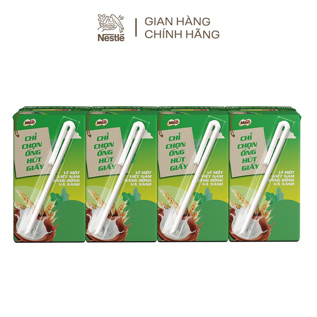 [HSD T11-2022] {phiên bản săn thẻ giới hạn} Thùng 48 Hộp Sữa Lúa Mạch Nestle MILO 115ml