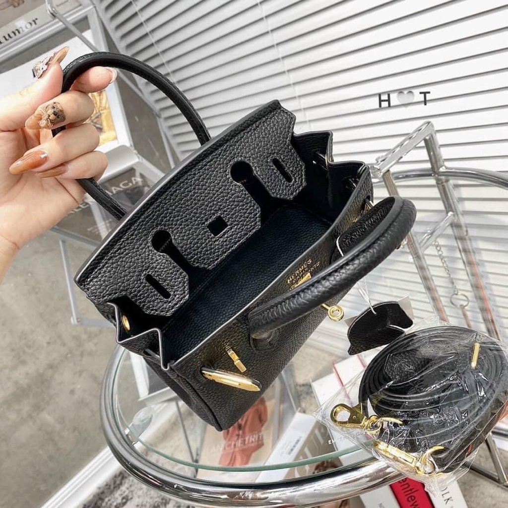 Túi HM Birkin F1 tag vàng da hạt Nobox size 25-30/Túi xách HM BK F1 tag vàng đủ 2 size Nobox